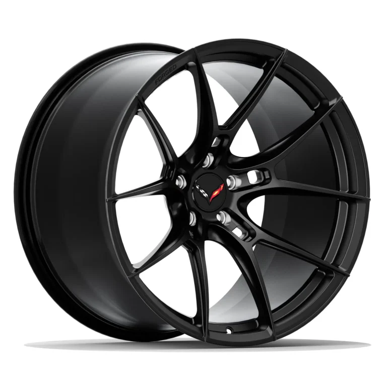 Blaque Diamond Forged BD-FR5 Corvette Satin Black