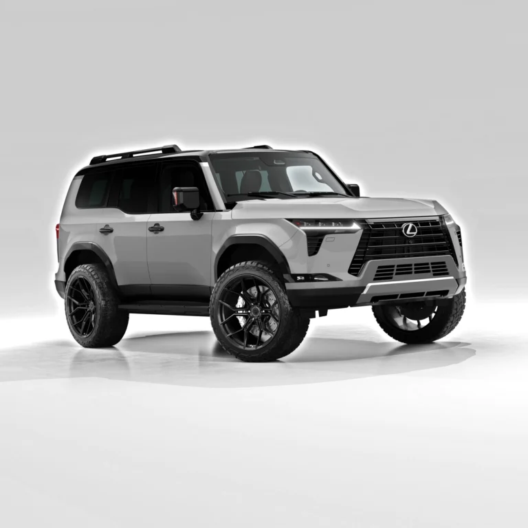 2025 Lexus GX550 Blaque Diamond BD-FR25-6 Satin Black Wheels