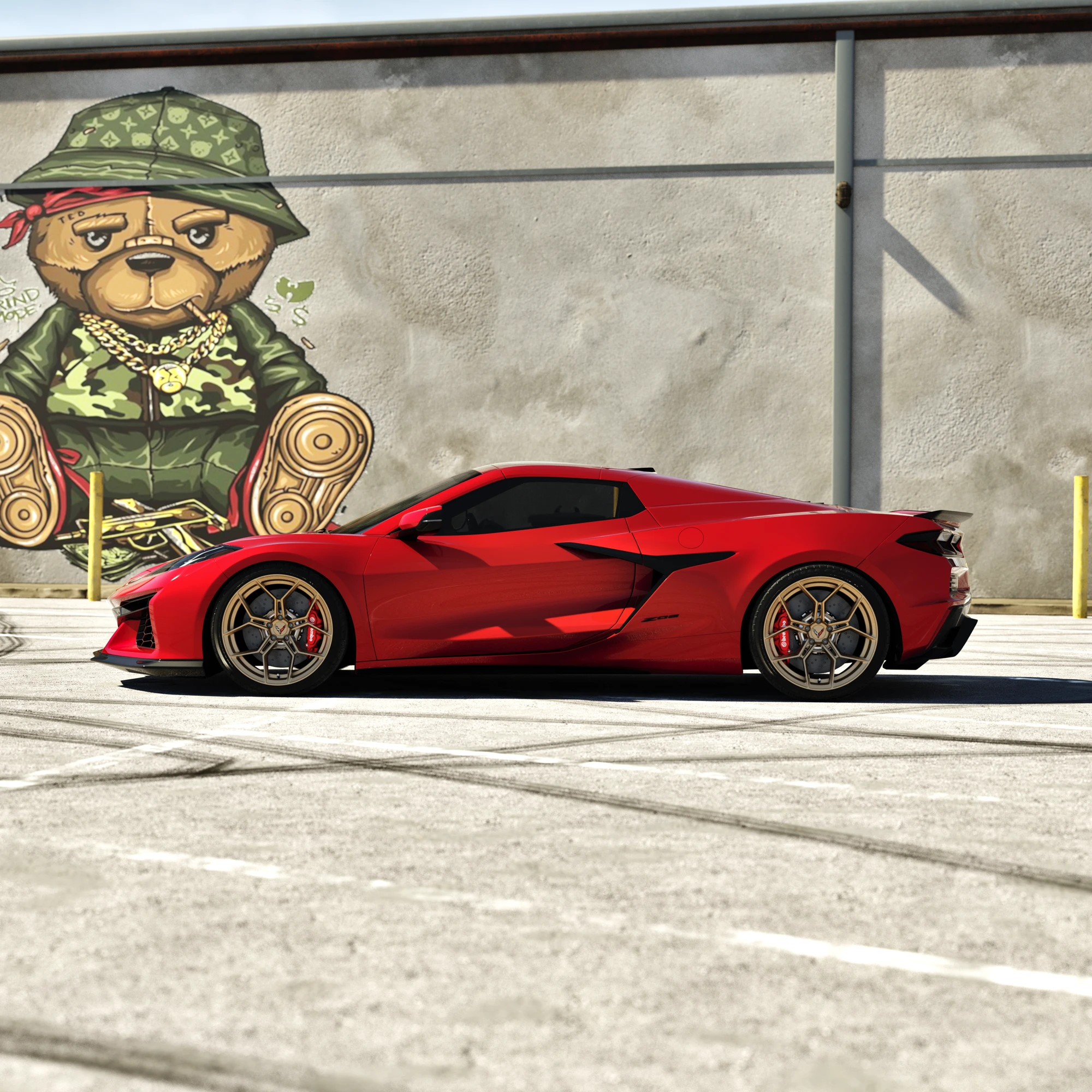 2025 Chevy Corvette C8 Z06 with BD-FR25