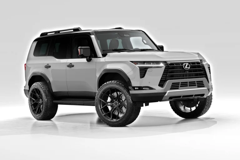 2025 Lexus GX550 Blaque Diamond BD-FR25-6 Satin Black Wheels